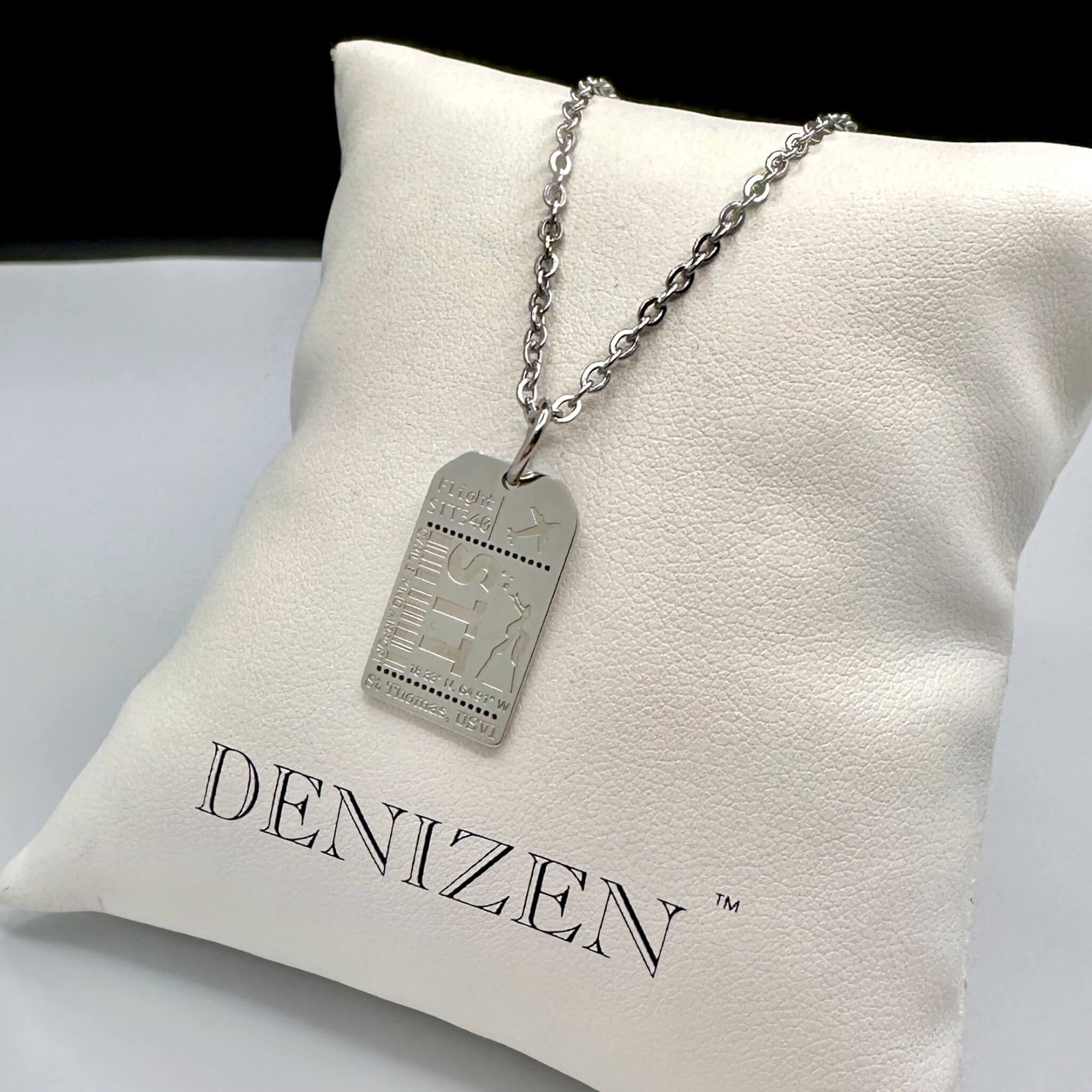 DENIZEN luggage tag pendant of St Thomas USVI