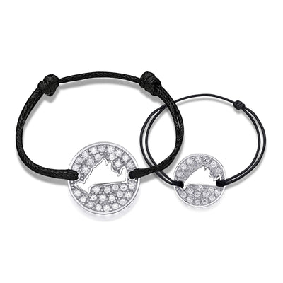 DENIZEN bracelet of Martha's Vineyard silver CZ pave