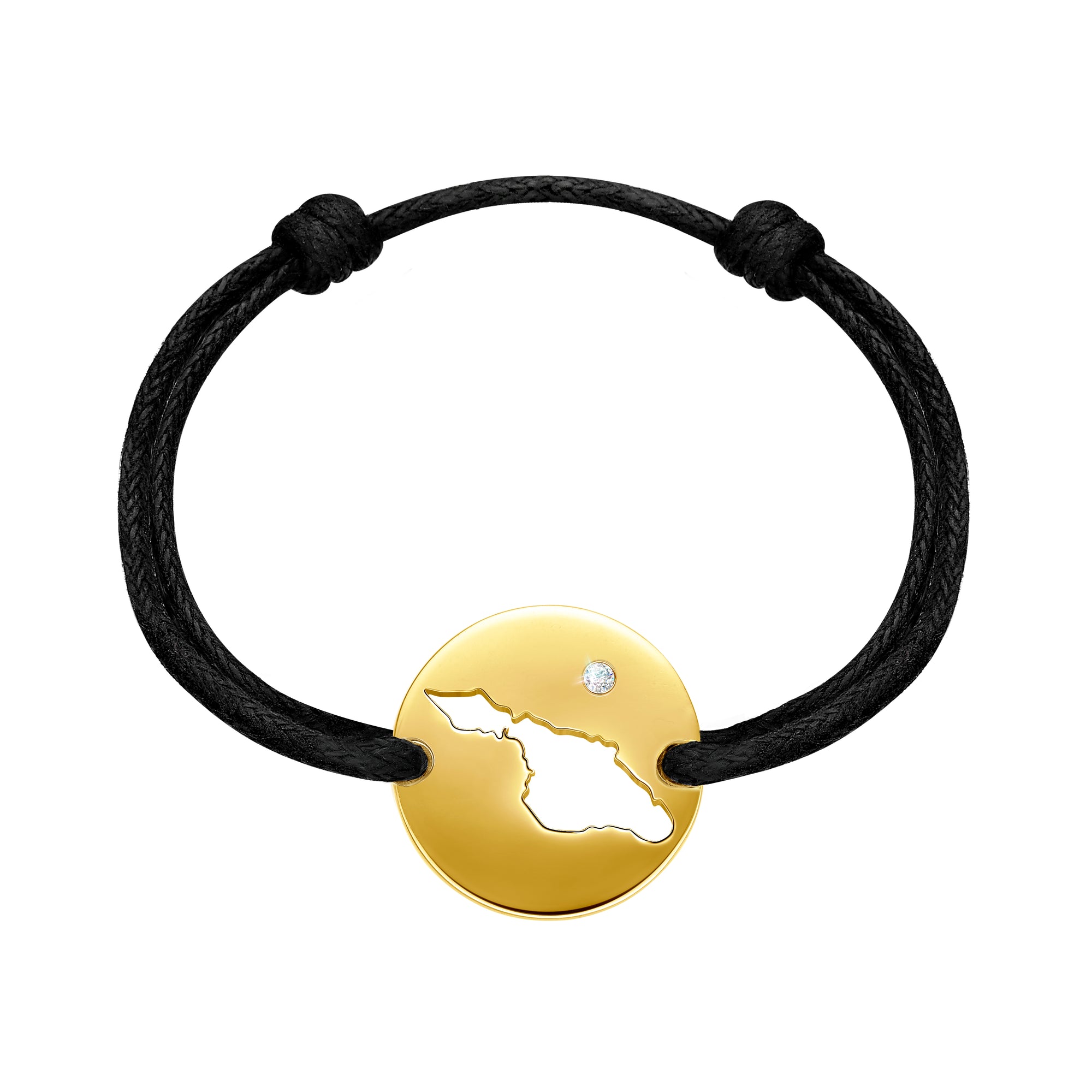 DENIZEN bracelet Catalina island Tender Tear gold black