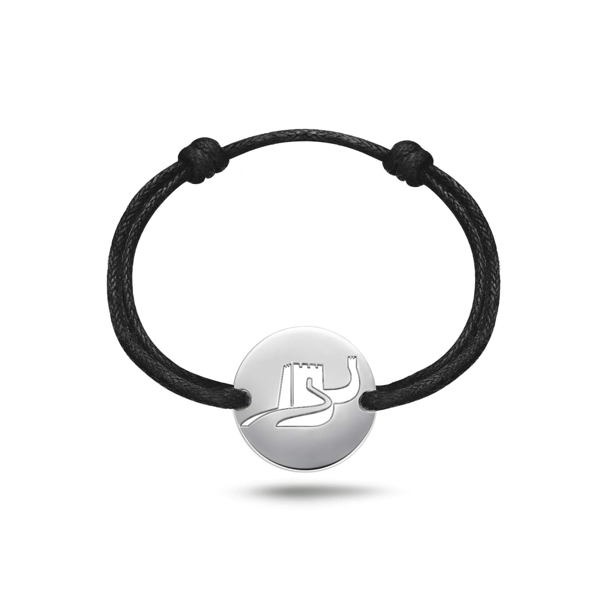 DENIZEN bracelet of Great Wall outline silver black