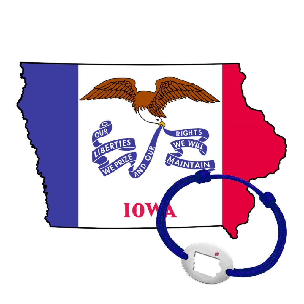 DENIZEN BRACELET OF IOWA MAP