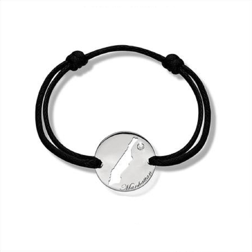 DENIZEN BRACELET OF MANHATTAN MAP NEW YORK