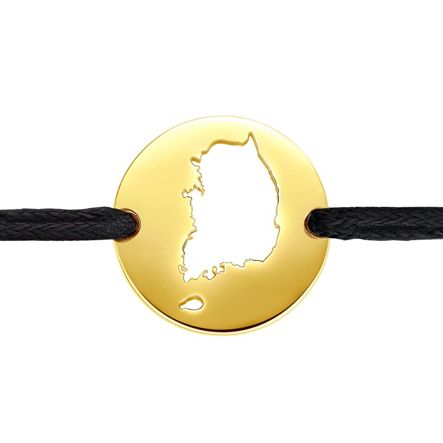 DENIZEN bracelet of South Korea map gold