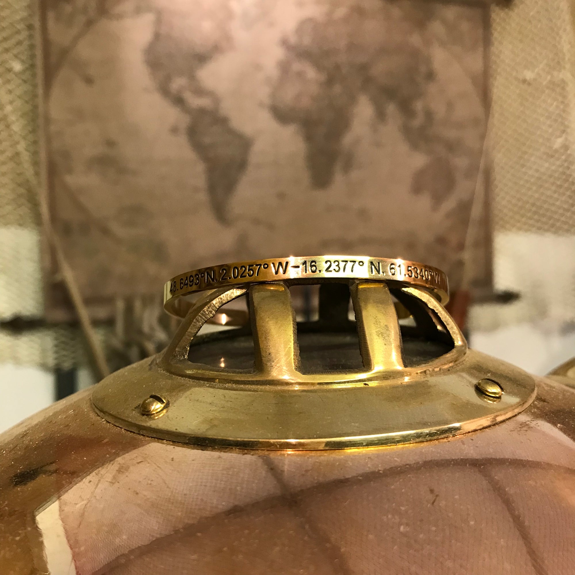 ROUTE DU RHUM SEXTAN - Coordonnees de St Malo & Pointe-a-Pitre