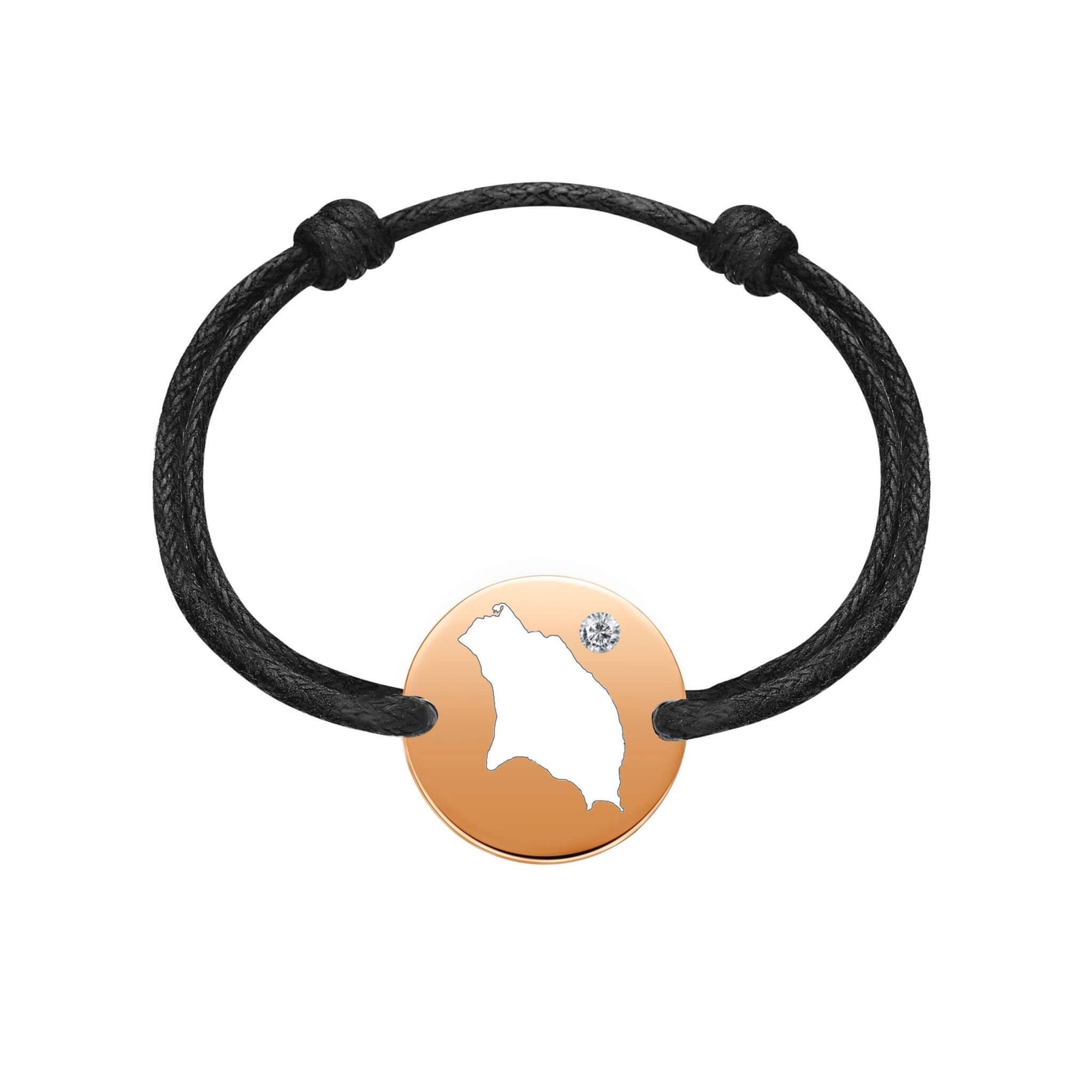 DENIZEN bracelet of Barbuda rose gold cz