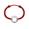 DENIZEN bracelet of Angola map silver red