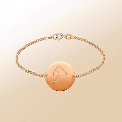 DENIZEN bracelet of Arcachon Ile aux Oiseaux Banc d'Arguin rose gold