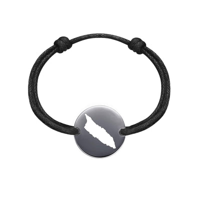 DENIZEN bracelet of Aruba map black rhodium