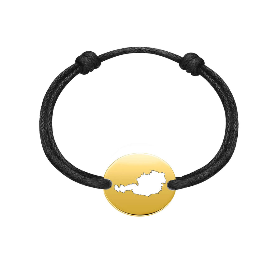 DENIZEN bracelet of Austria map silver