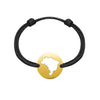 DENIZEN bracelet of Brazil map gold