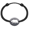 DENIZEN bracelet California bear black rhodium