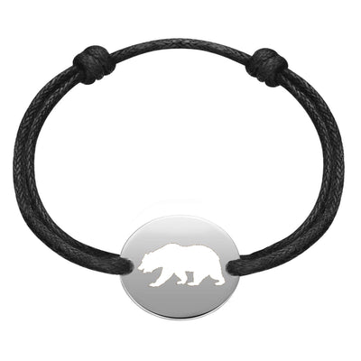 DENIZEN bracelet California bear silver