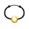 DENIZEN bracelet of Colombia map gold
