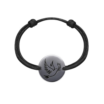 DENIZEN bracelet dove black enamel black rhodium