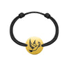 DENIZEN bracelet dove black enamel gold