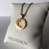 DENIZEN necklace of Antarctica gold CZ